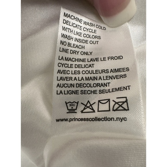 Child's formal dress Couture Princess Sz 3T White with beads/rinestones - Picture 16 of 16